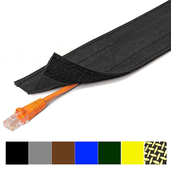 Dura Race Carpet Cord Cover- 5 X 5ft- Black